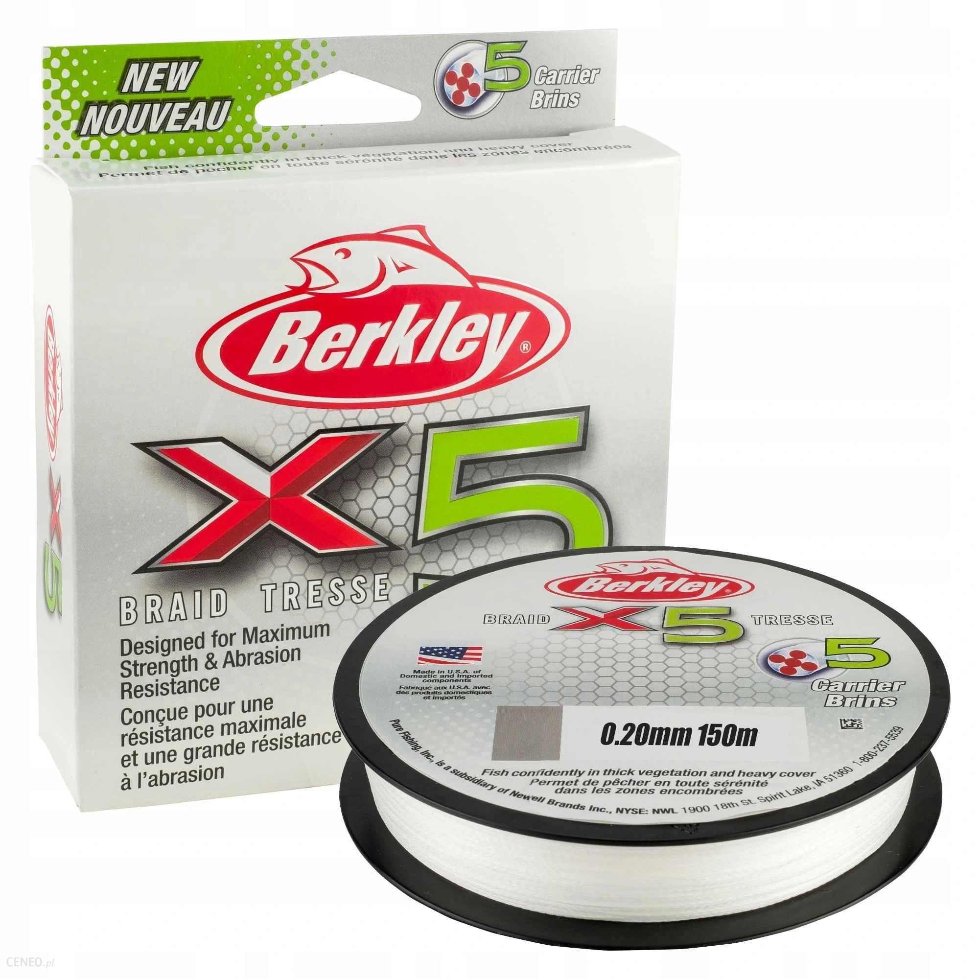 BERKLEY PLECIONKA X5 BRAID CRYSTAL 0.20MM 150M (BERKPX5BC1486782)