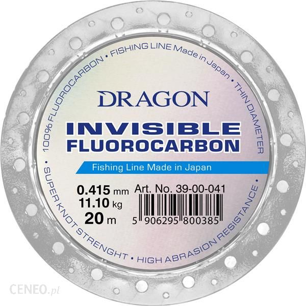 Fluorocarbon DRAGON INVISIBLE 20 m 0.55 mm/15.40 kg clear