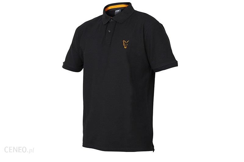 Fox Koszulka Black Orange Polo Shirt M