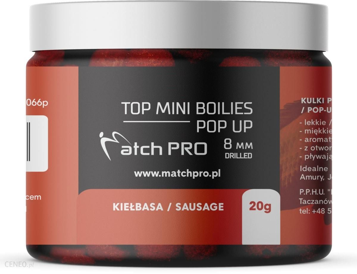 Matchpro Top Boilies Kulki Pop Up Saussage 8Mm 20G