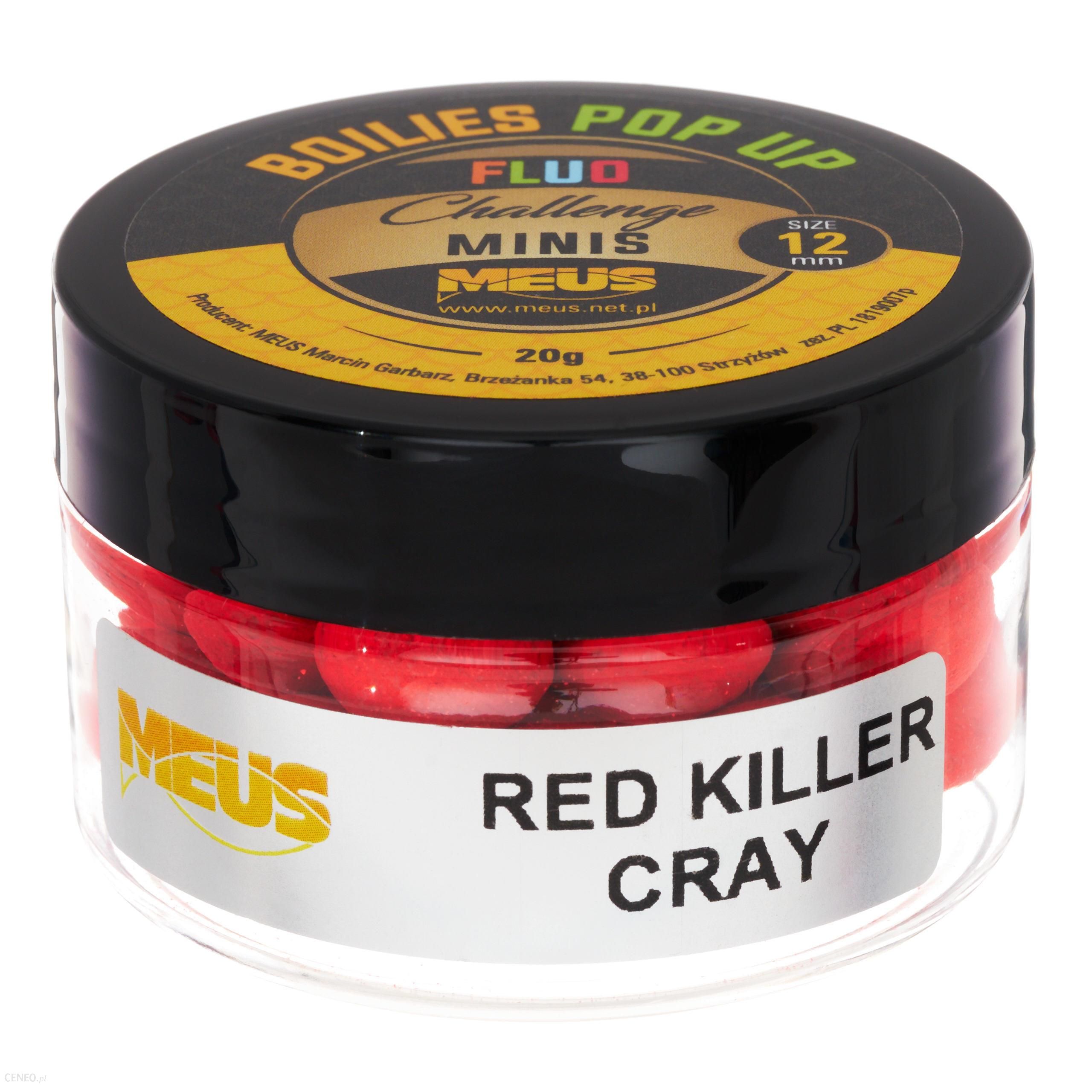 Meus Kulki Fluo Pop Up Challenge 12Mm Red Killer Cray Minis