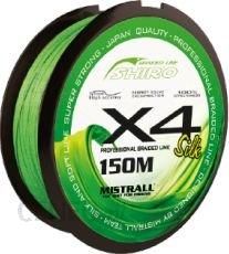 Mistrall Plecionka Shiro Silk Braided Line X4 - Green 150M Mistrall 0