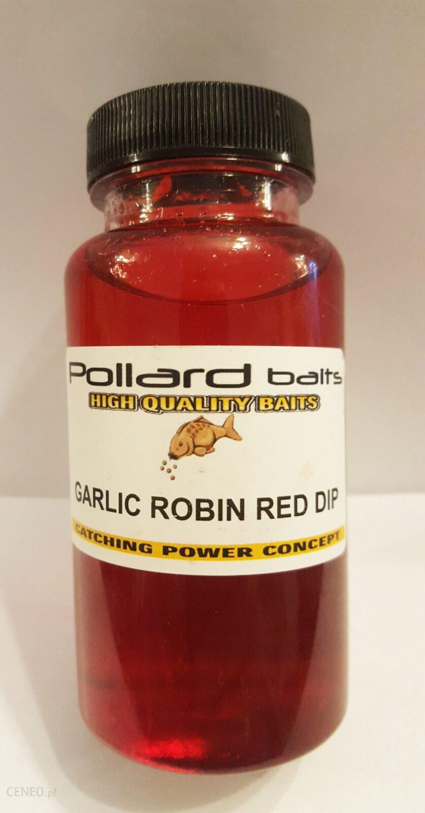 Pollard Baits Dip Garlic Robin Red 100Ml Czosnek & Robin Red