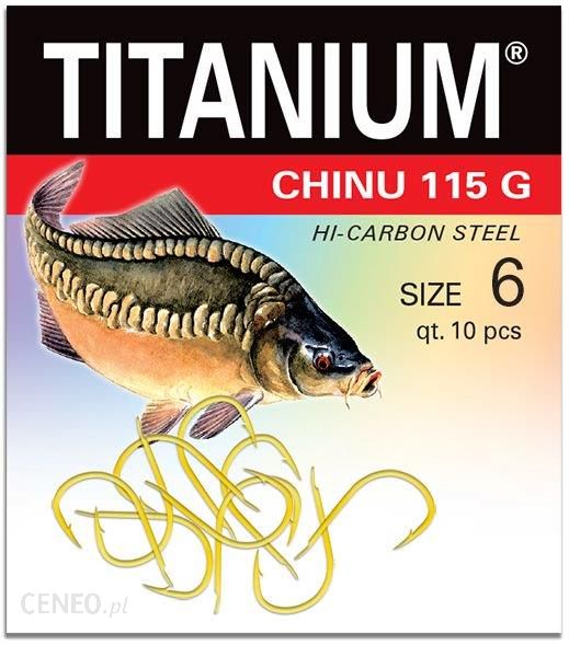 Robinson Haczyk Titanium CHINU 10szt rozm 6 (02p115g06)