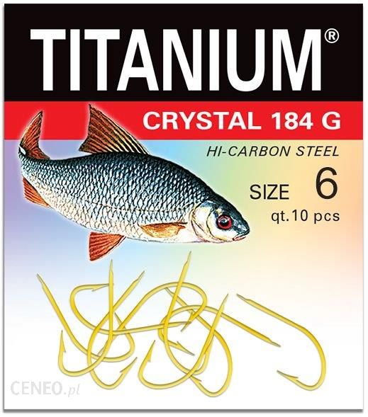 Robinson Haczyk Titanium CRYSTAL 10szt rozm 6 (02p184g06)