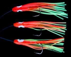 Ron Thompson Rig10 Octopus 10cm Red/Yellow 0.60mm 2 #3/0 Hooks (42613)