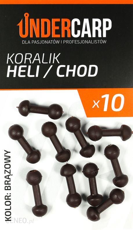 Under Carp Koralik Heli/Chod Brązowy 10Szt (Uk102)