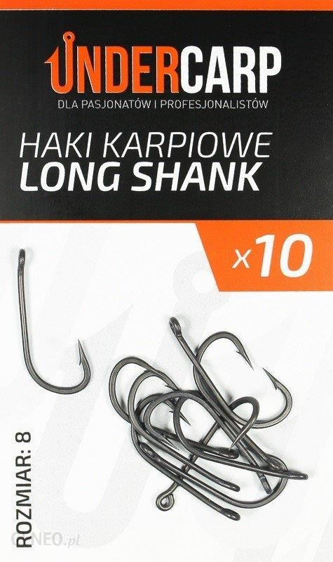 Undercarp Teflonowe Haki Karpiowe Long Shank Nr8