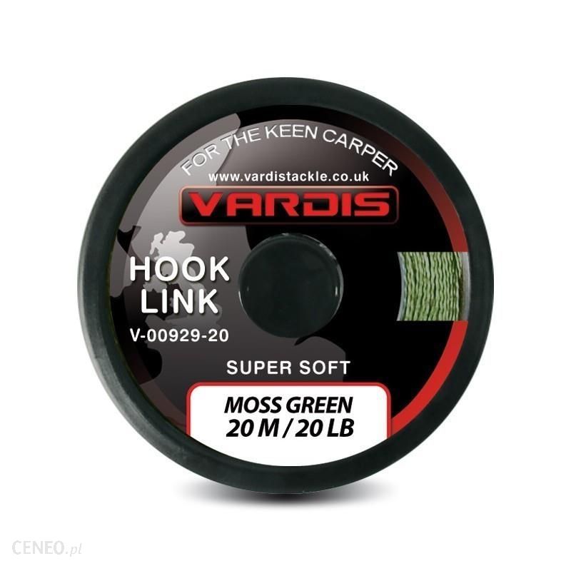 Vardis Hook Link Super Soft Plecionka Miękka Moss Green 20Lb